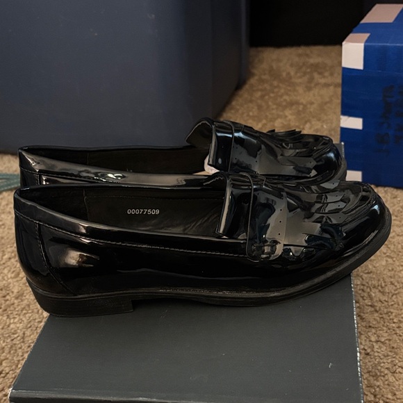 Black Patent Leather Loafers - Picture 2 of 5